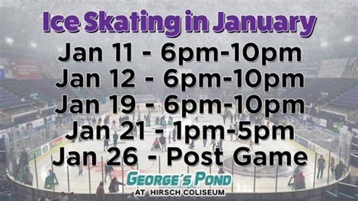 Ice Skating - George's Pond at Hirsch Coliseum