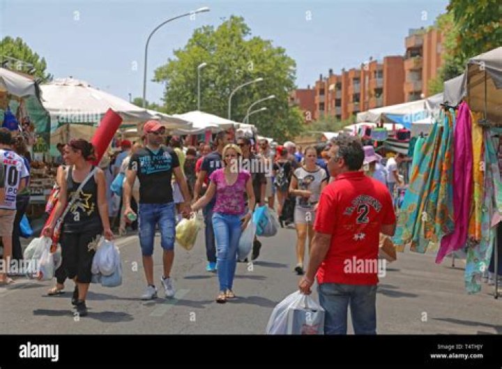 Porta Portese Sunday flea market in Rome