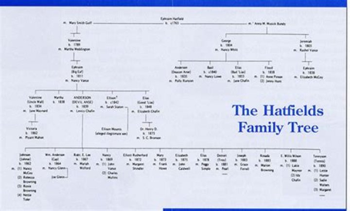 William Devil Anse Anderson Hatfield : Family tree by ssharonbodet